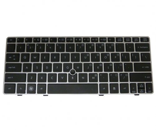 Black Laptop us Keyboard for HP EliteBook 2560P - Click Image to Close