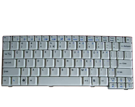 White Laptop Keyboard for Acer Aspire 2920 2920Z 6230 6231 6292 - Click Image to Close