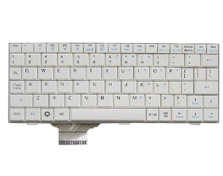 White Laptop Keyboard for ASUS EEE PC 700 701 900 901 - Click Image to Close