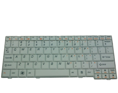 White Laptop Keyboard for IBM-Lenovo IdeaPad S10-2 - Click Image to Close