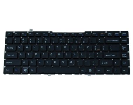 Black Laptop Keyboard for Sony VGN-FW11E VGN-FW140N VGN-FW160E V - Click Image to Close